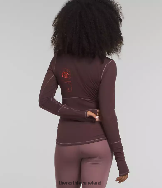 Clothing The North Face Women Trailwear Ursa Major Long-Sleeve Coal Brown 4VP2RZ1147