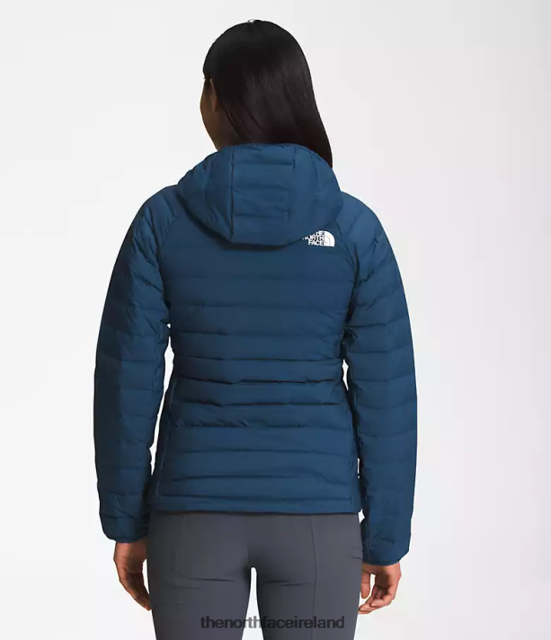 Clothing The North Face Women Belleview Stretch Down Hoodie Shady Blue 4VP2RZ670