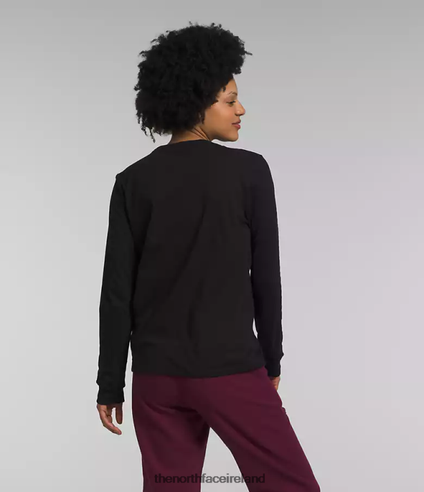 Clothing The North Face Women Long-Sleeve Sleeve Hit Graphic Tee TNF Black/Boysenberry 4VP2RZ1094