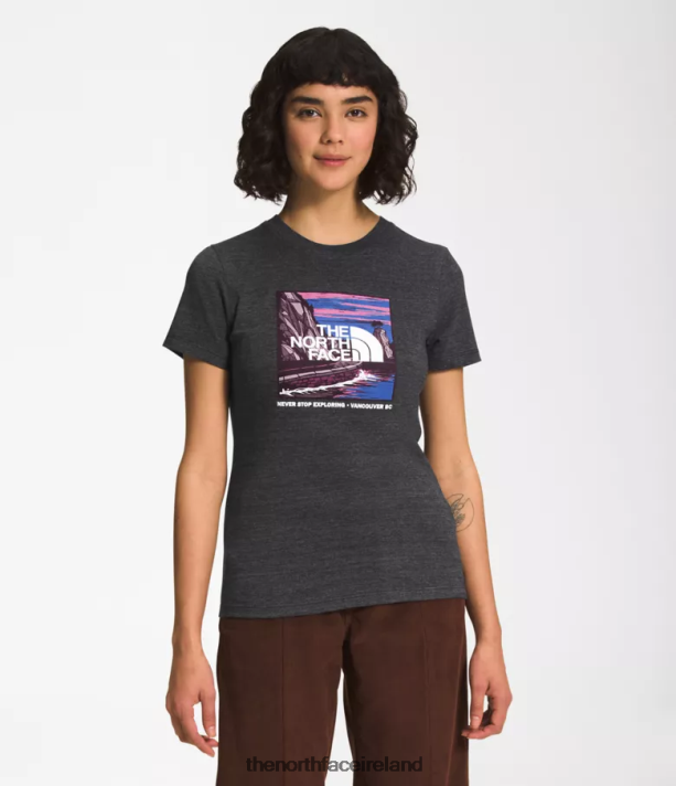 Clothing The North Face Women Short Sleeve City Landmark Triblend Tee TNF/Vancouver 4VP2RZ1022
