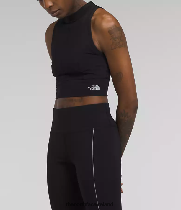 Clothing The North Face Women Piping Rib Knit Top TNF Black 4VP2RZ1053